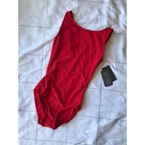New With Tags Elevé Dancewear Red KCB Leotard